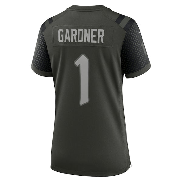 Ahmad Sauce Gardner New York Jets Nike Women's 2025 Rivalries Collection Game Jersey - Gotham Green - Image 3
