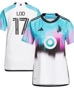 Robin Lod Minnesota United FC adidas Women's 2024 The Northern Lights Kit Replica Jersey - White