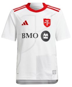 Alternative view of Jonathan Osorio Toronto FC adidas Youth 2024 GTA Kit Replica Player Jersey?¨C White