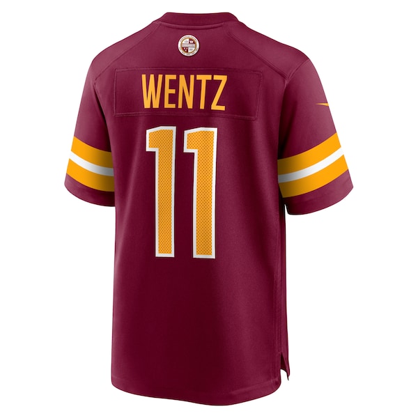 Carson Wentz Washington Commanders Nike Game Jersey - Burgundy/Black - Image 4