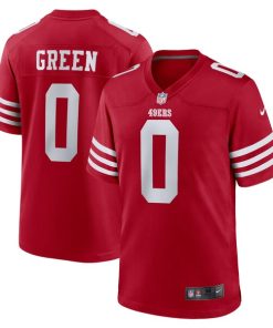 Alternative view of Renardo Green San Francisco 49ers Nike  Game Jersey -  Scarlet