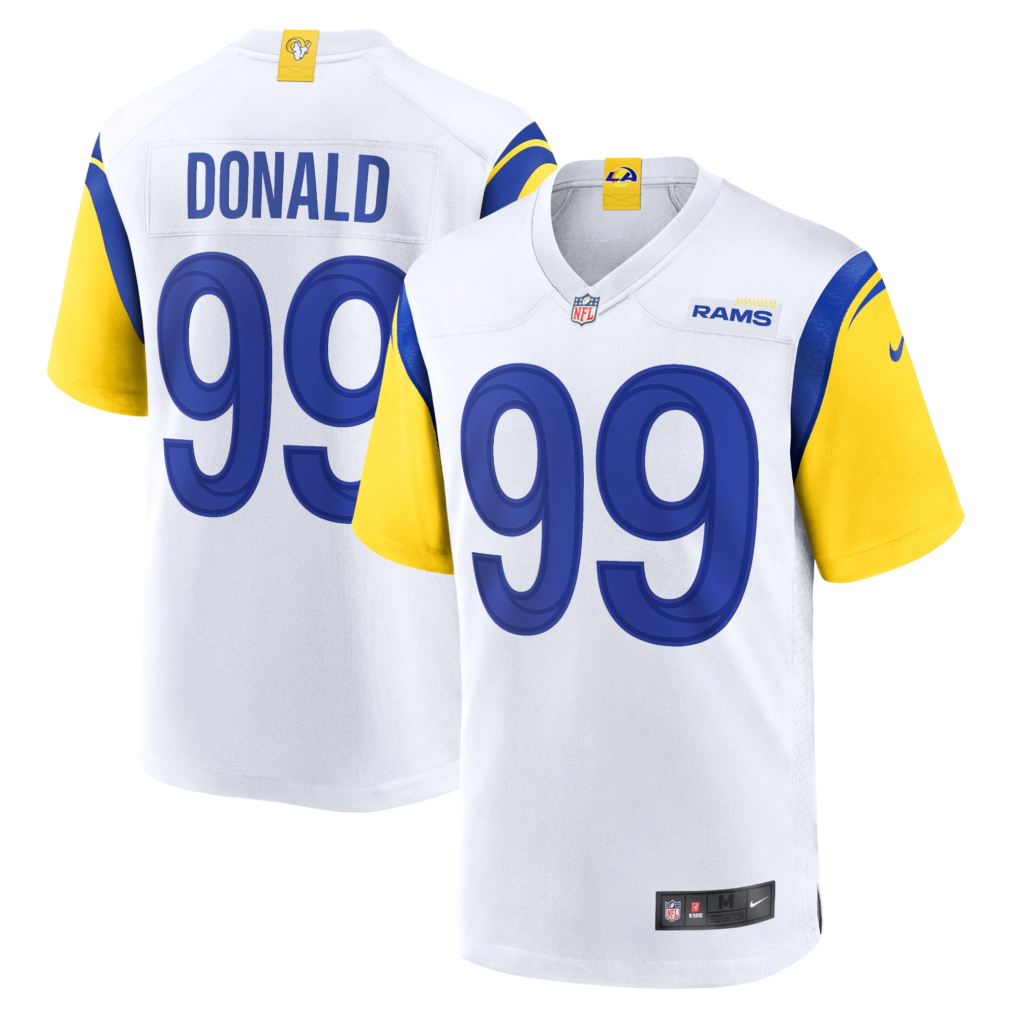 Aaron Donald Los Angeles Rams Nike Game Jersey - Bone/White - Image 6