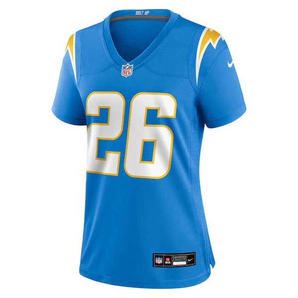 Donte Jackson Los Angeles Chargers Nike Women's Team Game Jersey - Powder Blue - Image 2