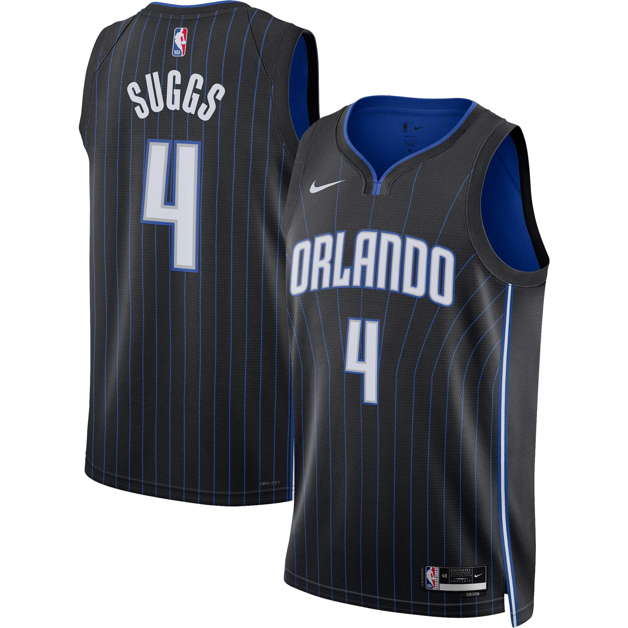 Jalen Suggs Orlando Magic Nike Unisex Swingman Jersey - Association Edition - White/Black - Image 5