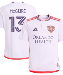 Duncan McGuire Orlando City SC adidas Youth 2024 Legacy Kit Replica Player Jersey?¨C Purple