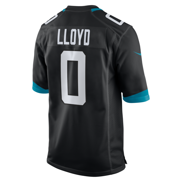 Devin Lloyd Jacksonville Jaguars Nike Alternate Game Jersey - Black/Teal - Image 6
