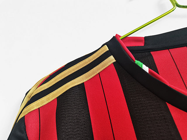 AC Milan Long Sleeve 2013-14 Vintage Jersey - Image 7