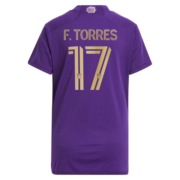 Facundo Torres Orlando City SC adidas Women's 2024 The Wall Kit Replica Player Jersey - Purple - Image 2