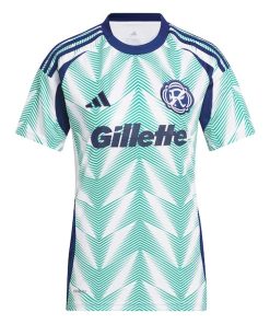 Alternative view of New England Revolution adidas Women's 2025 Eastern White Pine x Flag of New England Replica Custom Jersey - White