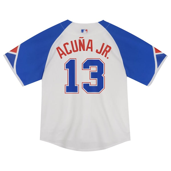 Ronald Acu?a Jr. Atlanta Braves Nike Toddler City Connect Limited Player Jersey - White - Image 3