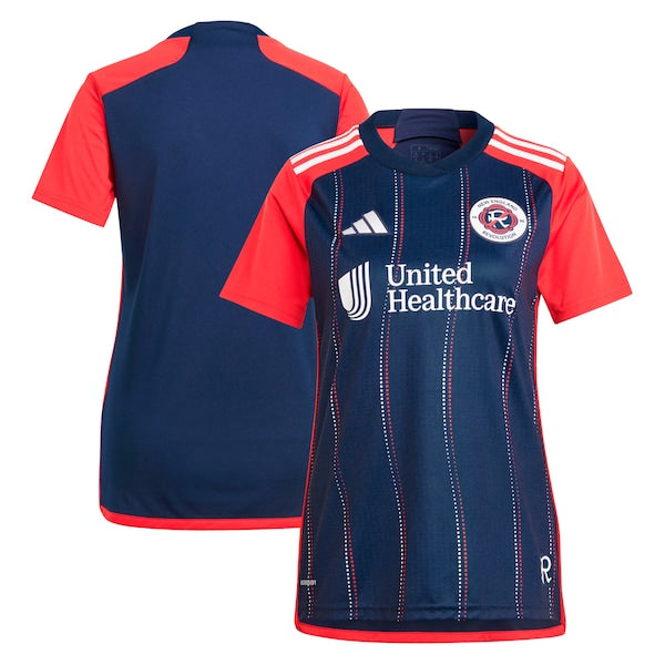 New England Revolution adidas Women's 2024 Boston Tea Party Replica Jersey?ยจC Navy