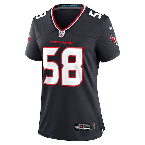 McTelvin Agim Houston Texans Nike Women's Team Game Jersey - Navy - Image 2