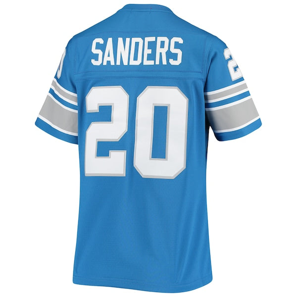 Barry Sanders Detroit Lions Women's 1996 Legacy Replica Jersey - Blue - Image 3