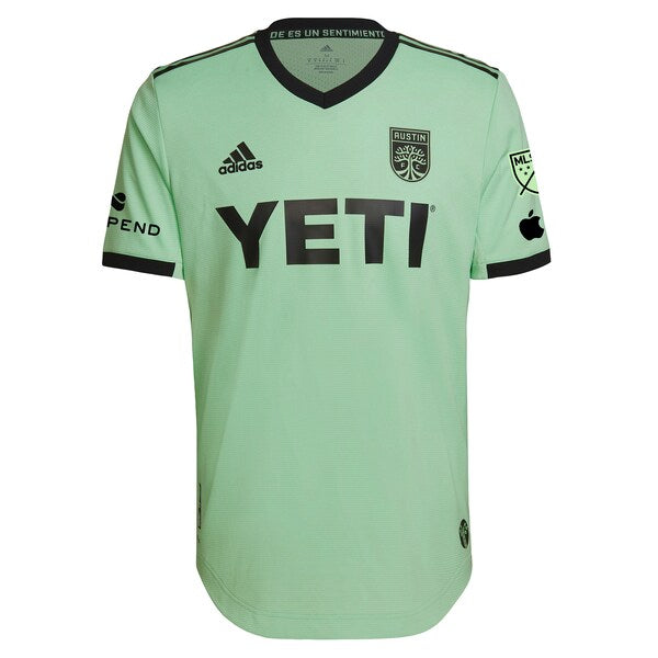 Sebasti¨¢n Driussi Austin FC adidas 2024 The Sentimiento Kit Authentic Player Jersey - Mint - Image 2