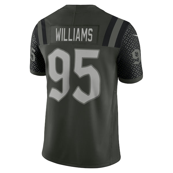 Quinnen Williams New York Jets Nike 2025 Rivalries Collection Limited Jersey - Gotham Green - Image 3