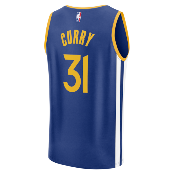 Seth Curry Golden State Warriors Fast Break Replica Jersey - Blue - Icon Edition - Image 3