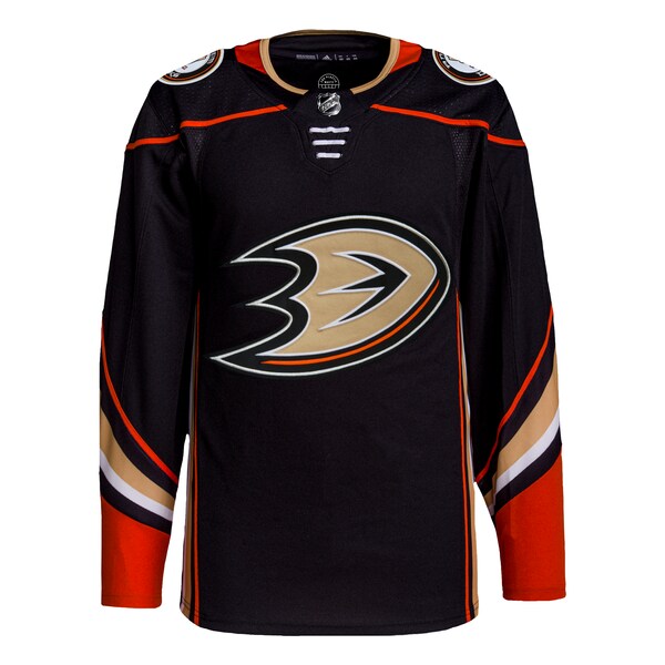 Anaheim Ducks adidas Men's Home Authentic Jersey - Black - Image 2