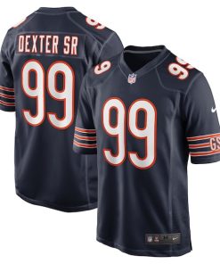 Gervon Dexter Sr. Chicago Bears Nike  Game Jersey -  Navy