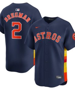 Alex Bregman Houston Astros Nike Alternate Limited Player Jersey?¨C Navy