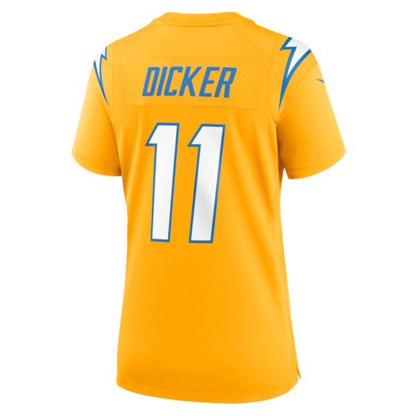 Cameron Dicker Los Angeles Chargers Nike Women's Alternate Game Jersey - Gold/Navy/Powder Blue - Image 4