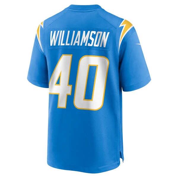 Kendall Williamson Los Angeles Chargers Nike Team Game Jersey - Powder Blue - Image 3