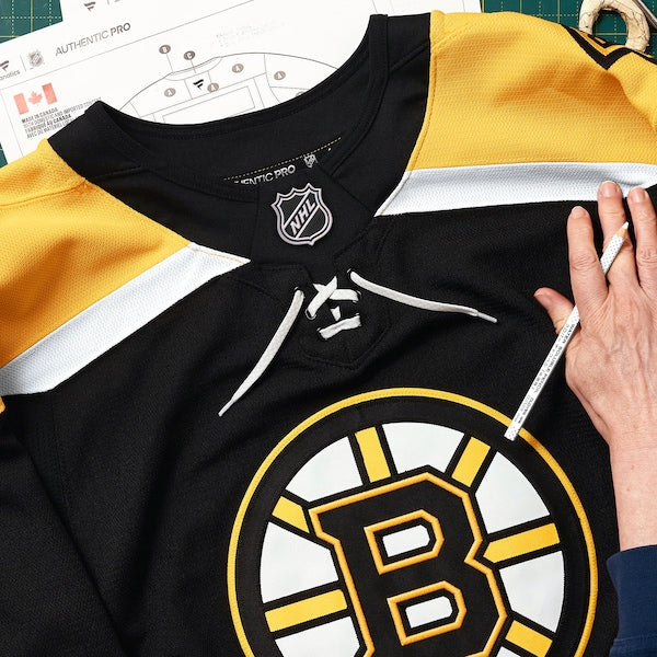 Boston Bruins Home Authentic Pro Jersey - Black - Image 6