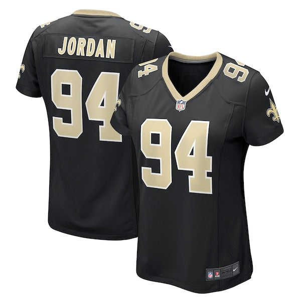 Cameron Jordan New Orleans Saints Nike Women's Team Game Jersey - Black/White