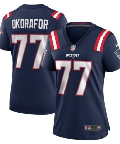 Alternative view of Chukwuma Okorafor New England Patriots Nike Women's  Game Jersey -  Navy