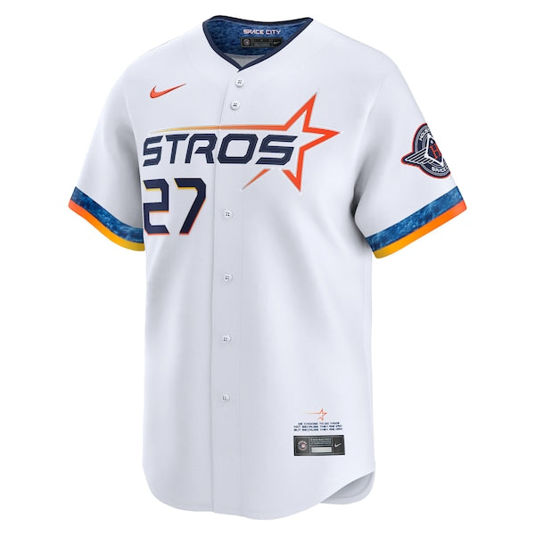 Jose Altuve Houston Astros Nike 2025 City Connect Limited Player Jersey - White - Image 2