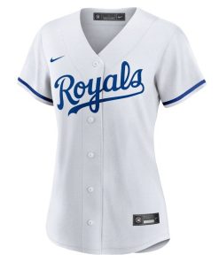 Alternative view of Drew Waters Kansas City Royals Nike Women's Home Replica Jersey - White