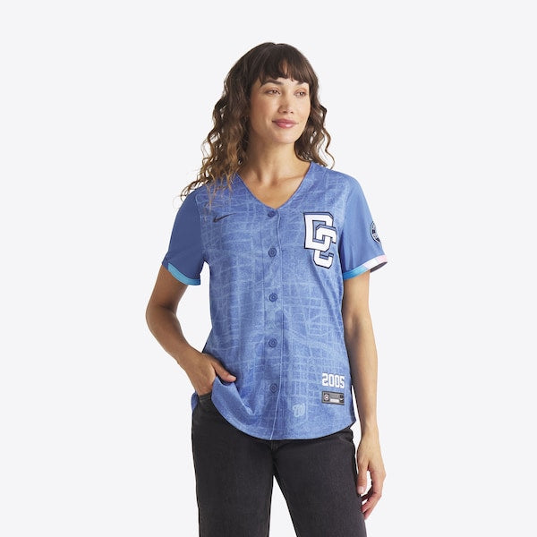CJ Abrams Washington Nationals Nike Women's 2025 City Connect Limited Jersey - Blue