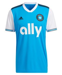 Alternative view of Andre Shinyashiki Charlotte FC adidas 2022 Primary Replica Player Jersey - Blue