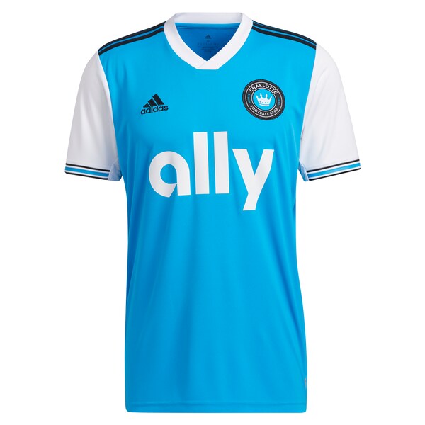 Andre Shinyashiki Charlotte FC adidas 2022 Primary Replica Player Jersey - Blue - Image 2