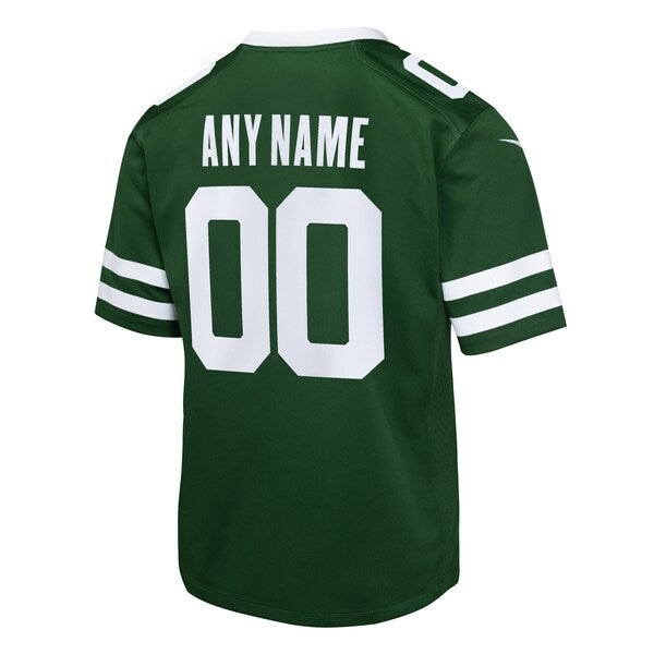 New York Jets Nike Youth Custom Game Jersey - Legacy Green - Image 3