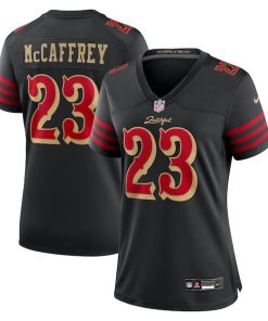 Christian McCaffrey San Francisco 49ers Nike Women's 2025 Rivalries Collection Game Jersey - Black