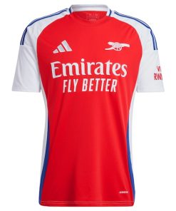 Alternative view of Declan Rice Arsenal adidas 2024/25 Home Replica Player Jersey?¨C Red