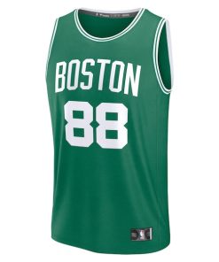 Alternative view of Neemias Queta Boston Celtics  Fast Break Replica Player Jersey - Icon Edition - Kelly Green