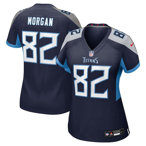 Stanley Morgan Tennessee Titans Nike Women's Team Game Jersey - Navy