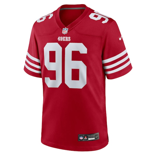 Jordan Jefferson San Francisco 49ers Nike Team Game Jersey - Scarlet - Image 2