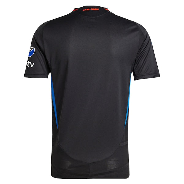 San Jose Earthquakes adidas 2025 Headliner Authentic Jersey - Black - Image 4
