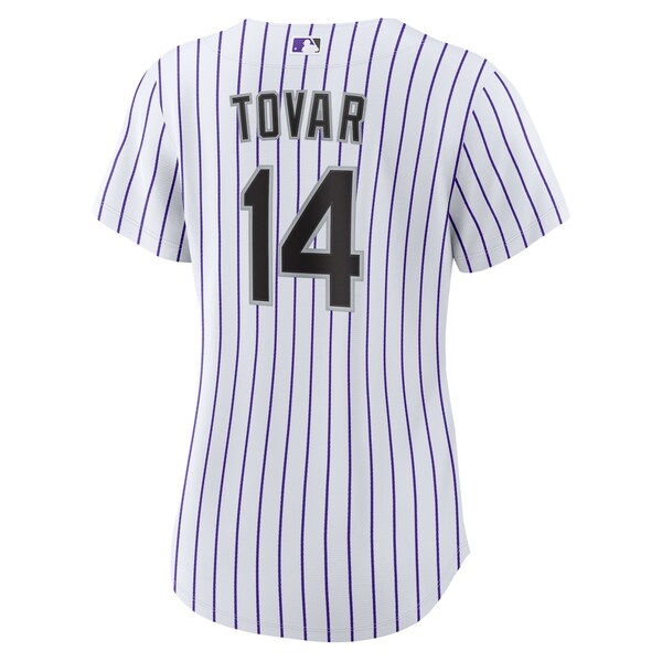 Ezequiel Tovar Colorado Rockies Nike Women's Home Replica Jersey - White - Image 3