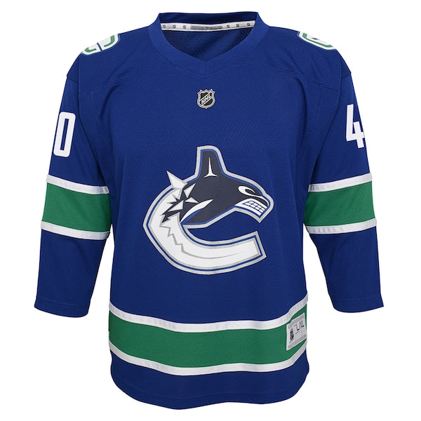 Elias Pettersson Vancouver Canucks Youth 2019/20 Home Replica Player Jersey - Royal - Image 2