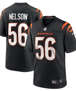 Garrett Nelson Cincinnati Bengals Nike  Game Jersey -  Black