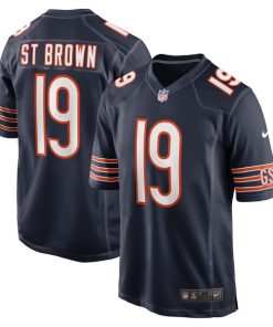 Equanimeous St. Brown Chicago Bears Nike Game Player Jersey - Navy