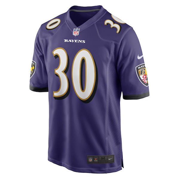 Trenton Simpson Baltimore Ravens Nike Game Jersey - Purple - Image 2