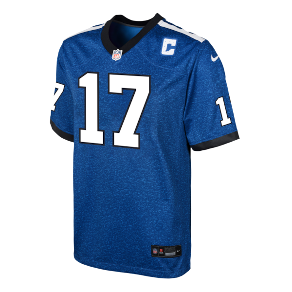Daniel Jones Indianapolis Colts Nike Youth Alternate 2 Game Jersey - Royal - Image 2