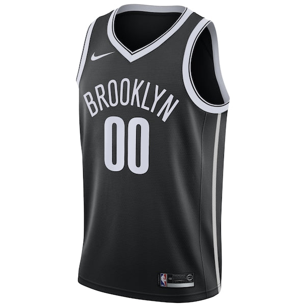 Brooklyn Nets Nike Swingman Custom Jersey Black - Icon Edition - Image 2