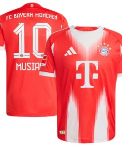 Jamal Musiala Bayern Munich adidas Home 2025/26 Authentic Player Jersey - Red
