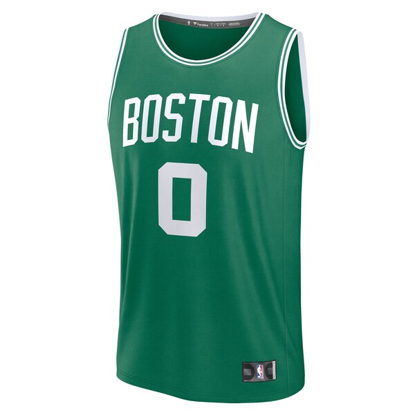 Jayson Tatum Boston Celtics Fast Break Replica Player Jersey - Icon Edition - Kelly Green - Image 2