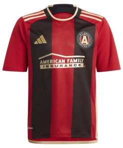 Alternative view of Thiago Almada Atlanta United FC adidas Youth 2024 The 17s' Kit Replica Jersey - Black
